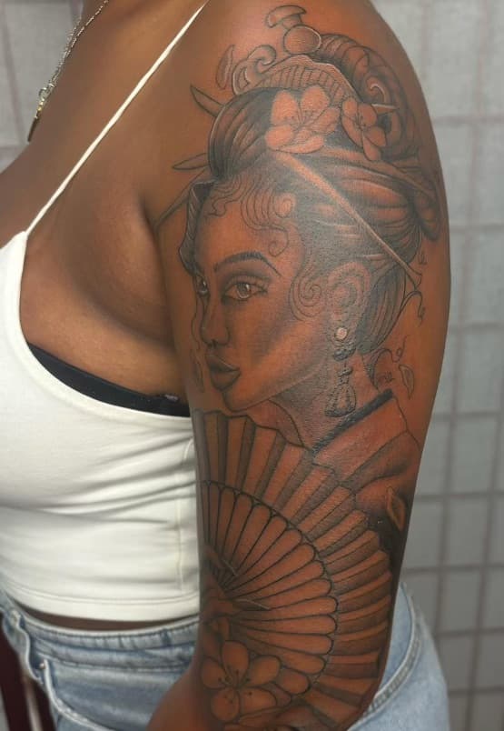 Makayla Smalls tattoo work 10