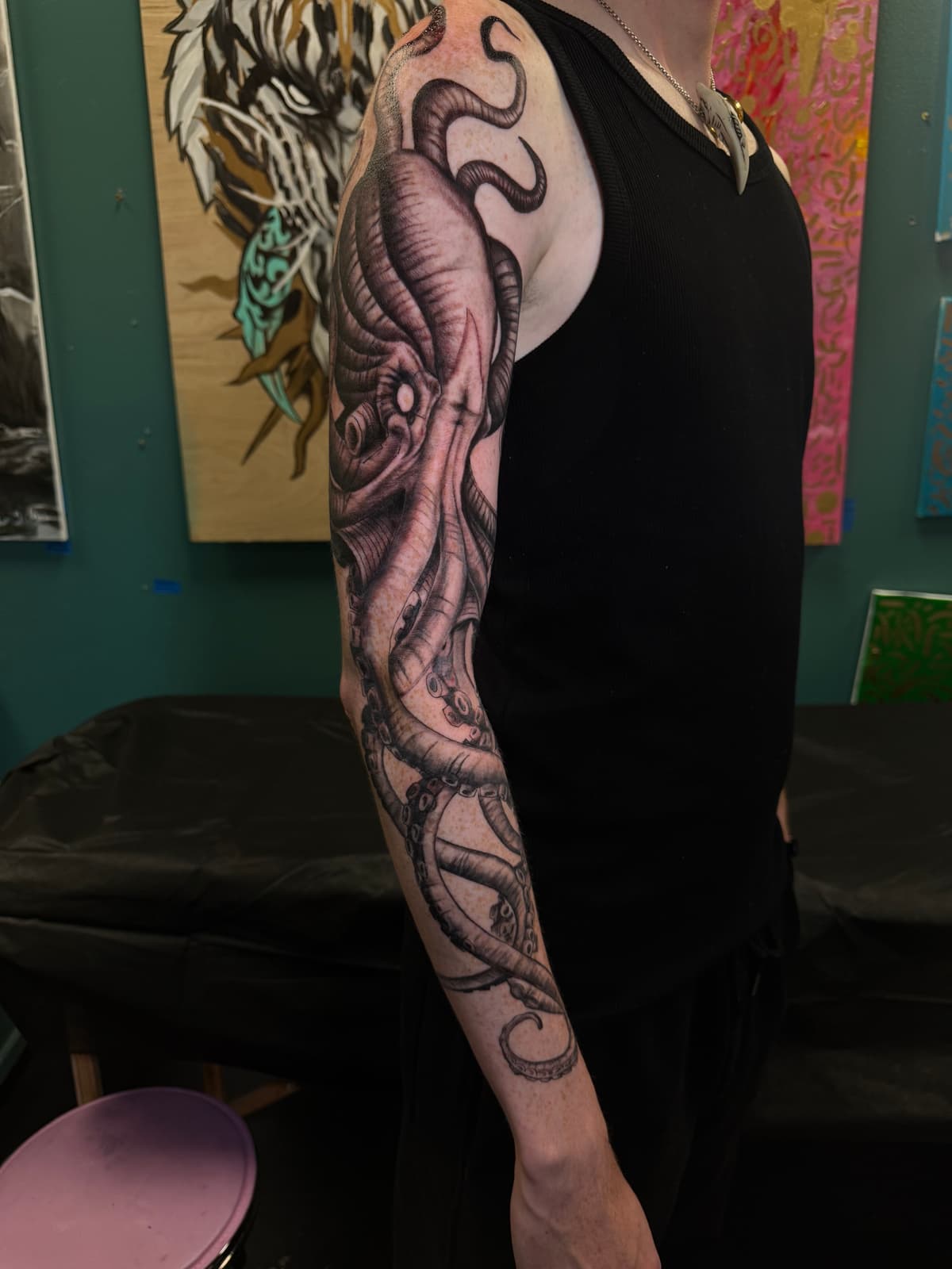 Alex Rodriguez tattoo work 3